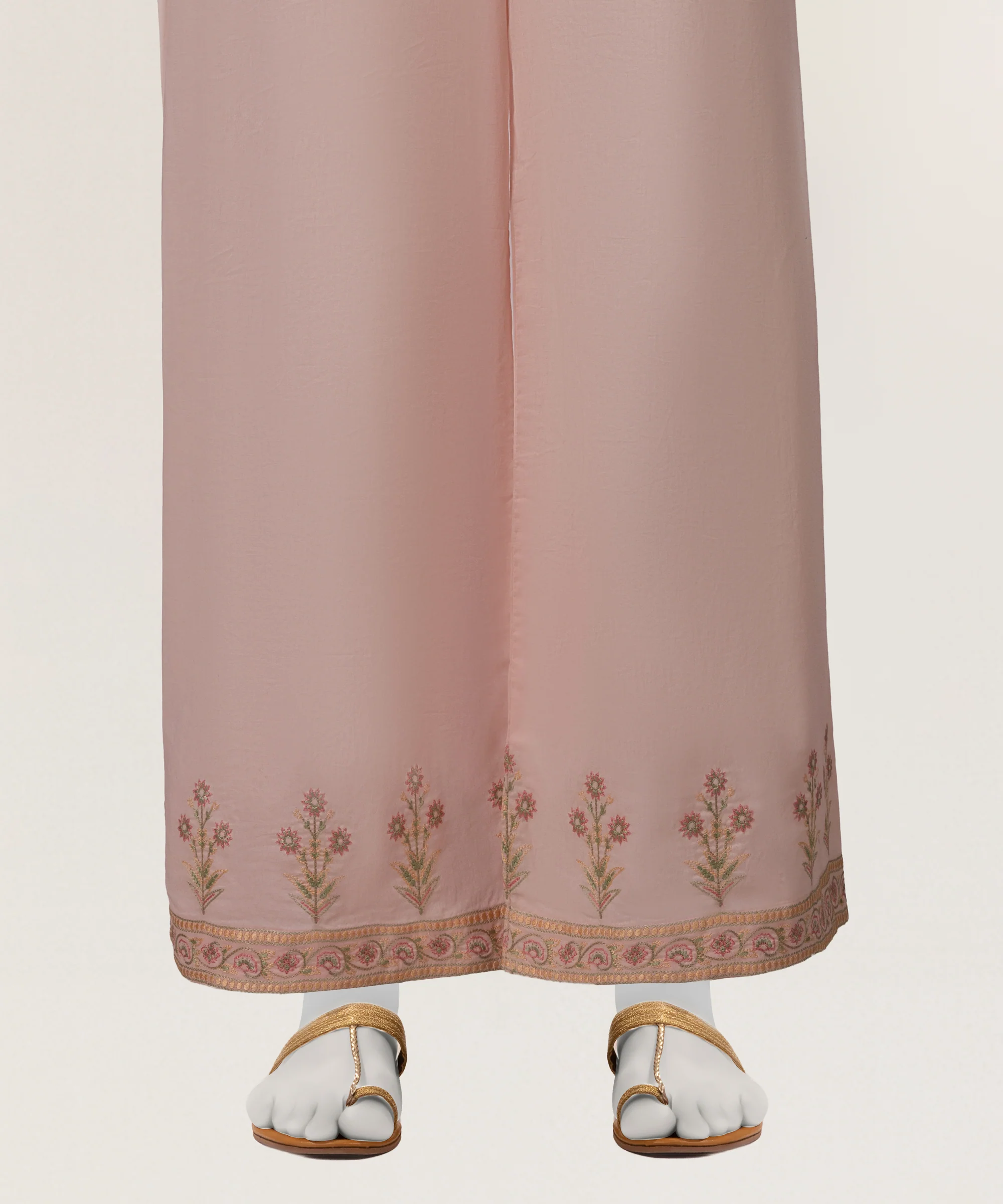 PINK LAWN TROUSERS | JLT-S-26-8121-A DYED BLOCK-01