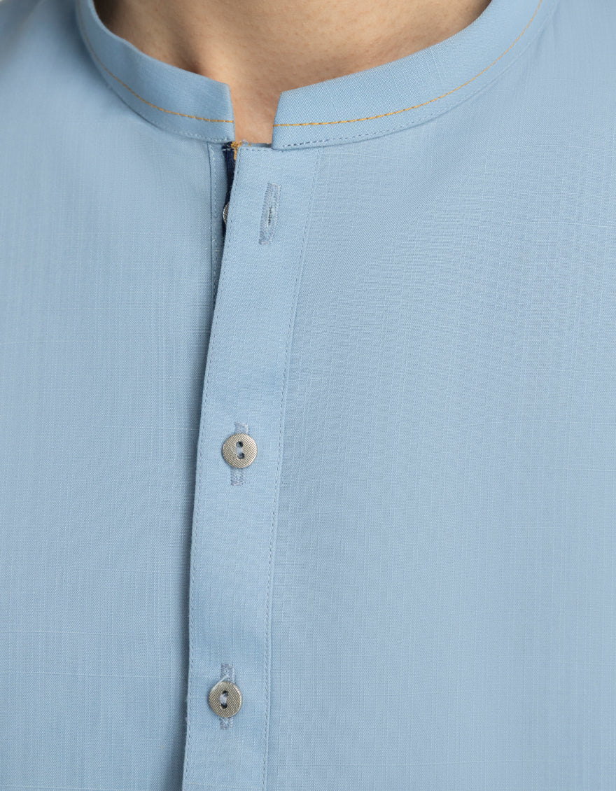 SKY BLUE KURTA TROUSERS | JTKP-A-20020/S26/JJ10773-CL - Image 3