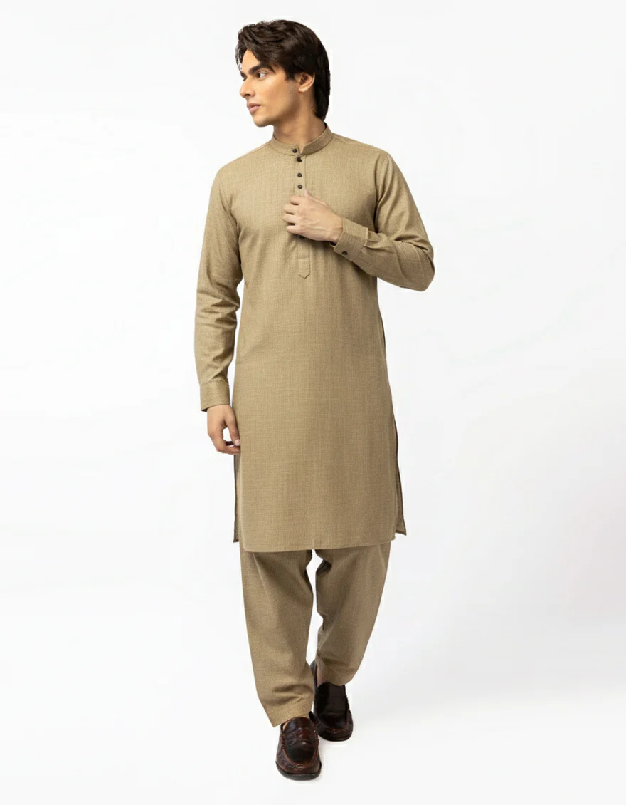 LIGHT BEIGE KAMEEZ SHALWAR | JTKS-A-42061/S26/JJ10681-CL
