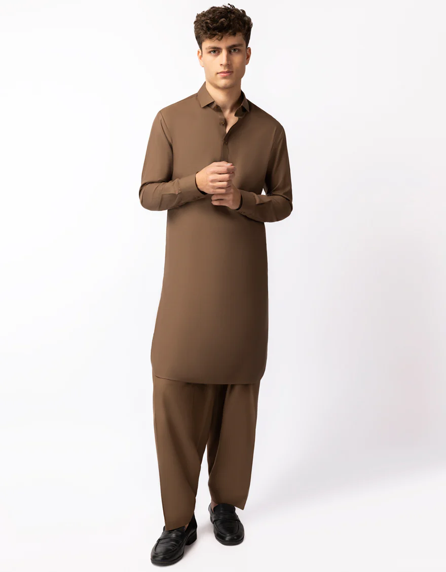 BROWN KAMEEZ SHALWAR | JTKS-A-50507/S26/JJ10595-CL